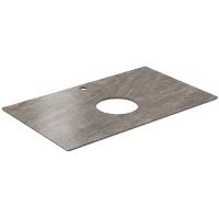 Столешница 80 см коричневый глянец для накладных раковин Kerama Marazzi Plaza Classic Парнас PL1.VT280\80T