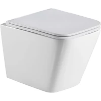 Унитаз подвесной WeltWasser Gelbach 041 GL-WT безободковый, торнадо, с сиденьем микролифт, белый