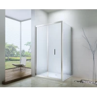 Душевой уголок Berges Legos LS-4 061056 90x100 см, профиль хром, стекло прозрачное