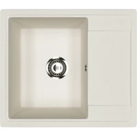 Кухонная мойка Uperwood Econ UPD-201 4910201235 57,5x49,5 см, белый матовый