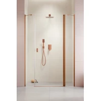 Душевая дверь Radaway Nes Brushed Copper DWJS 120 Right 10038120-93-01R 120 см R, профиль медь матовая, стекло прозрачное