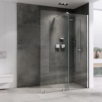 Неподвижная перегородка 120 см Abber Komfort AG09120 прозрачное