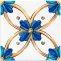 Керамическая плитка Kerama Marazzi Вставка Капри майолика 9,9x9,9 STG\A488\1146