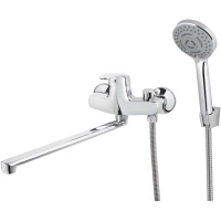 Смеситель для ванны Viko V-3205 универсальный, с душевым гарнитуром, хром