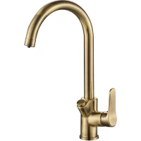Смеситель для кухни Zorg SH 901 BRONZE с подключением к фильтру, бронза
