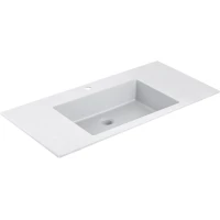 Раковина Vincea VCB-13100W 100x48 см, накладная, белый