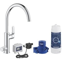 Смеситель для мойки с функцией очистки водопроводной воды Grohe Blue Pure Eurosmart 30499000