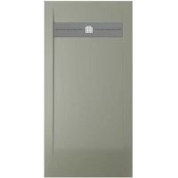 Душевой поддон Allen Brau Infinity 8.21007-CGM 160x90 см, из литьевого мрамора, прямоугольный, оливковый матовый