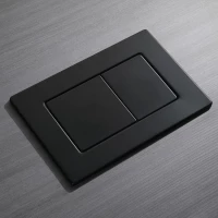 Кнопка смыва Veconi Flush V9 FLV9-B для инсталляции, черный матовый