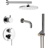 Душевой комплект 250 мм Paini Cox 78CRSET36911SHBATH