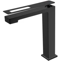 Смеситель для раковины Boheme Q 142-BB черный матовый