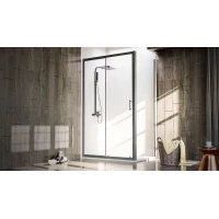 Душевой уголок 149,5x88,5 см Veconi Rovigo RV072B-15090-01-C4 прозрачное