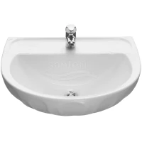 Раковина 58x50 см без отверстия под смеситель Santeri Lotos 1.3110.6.S00.00B.0