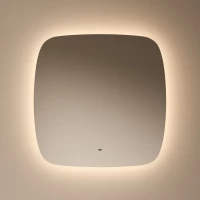 Зеркало Sancos Эра ER750 75x75 см, с LED-подсветкой, сенсорным выключателем, диммером