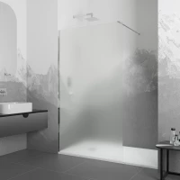 Неподвижная перегородка 120 см RGW WA-010 Walk-in 351001012-21 матовое