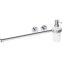 Полотенцедержатель с дозатором Bemeta Omega 104019012