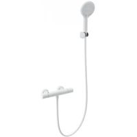 Термостат для душа Wonzon & Woghand Inn 1 WW-B3013-A-MW с душевым гарнитуром, белый матовый