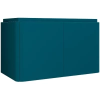 Тумба под раковину Cezares Stylus 55228 94 см, подвесная, Blu Petrolio