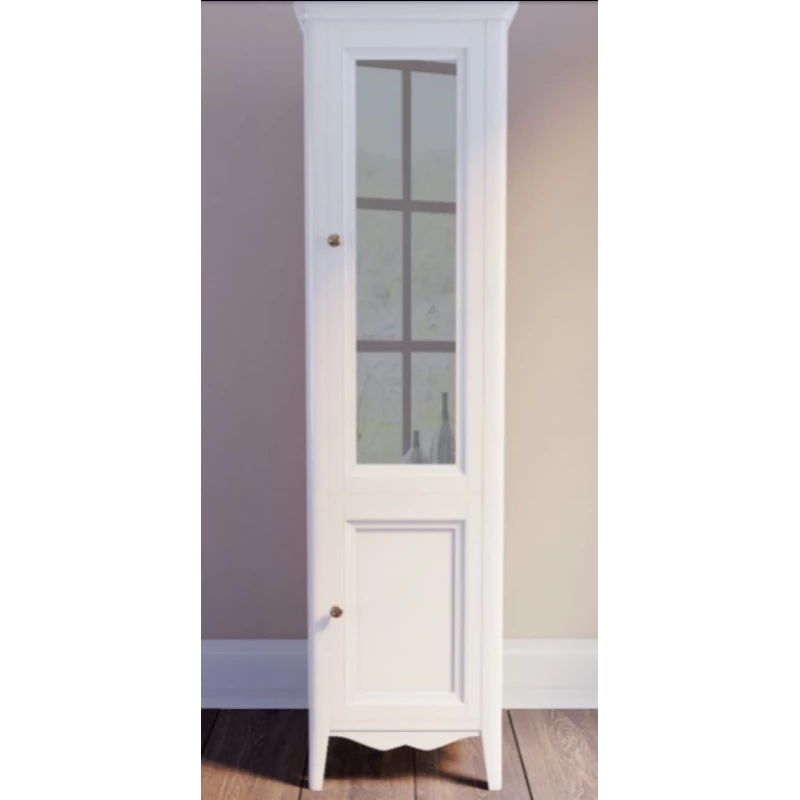 Шкаф-колонна напольная правая белый Tiffany World Veronica Nuova VER2050D-B