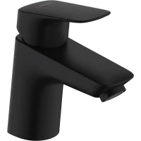Смеситель для раковины Hansgrohe Logis 71070670 с донным клапаном, черный матовый