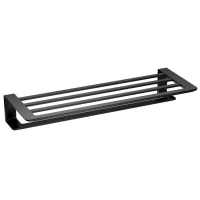 Полка для полотенец Wonzon & Woghand WW-V2901-MB 59,9 см, черный матовый