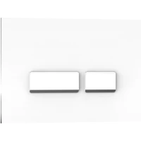 Кнопка смыва Iberica Blanca Crystal-R IB.B022.001.00 для инсталляции, белый глянец/хром