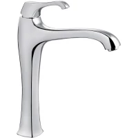 Смеситель для раковины Emmevi Ares 76007/CRS без донного клапана, матовый хром