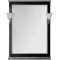 Зеркало 72,2x100 см черный/серебро Aquanet Валенса 00180298 - 2