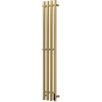 Полотенцесушитель электрический APEXTERMO Luna LN10113GLB 1090x212, диммер правый, золотой матовый
