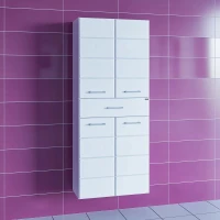 Пенал Санта Омега 507008 подвесной, белый глянец