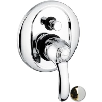 Смеситель для ванны Emmevi Harmony 22019/BO встраиваемый, золотой/белый