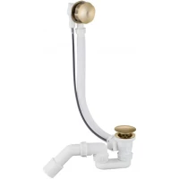 Слив-перелив для ванны Grocenberg GB240BR полуавтомат, бронза