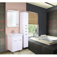 Комплект мебели белый глянец 70 см Onika Балтика 107523 + 1WH302083 + 206704