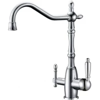 Смеситель для кухни Zorg ZR 312 YF-33 с подключением к фильтру, хром