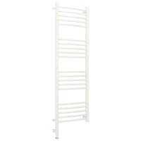 Полотенцесушитель электрический 1200x400 белый матовый МЭМ левый, перемычка выгнутая Сунержа Богема 3.0 30-5802-1240