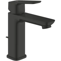 Смеситель для раковины Grohe Cubeo 1017492430 с донным клапаном, черный матовый