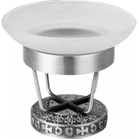 Мыльница Zorg Antic AZR 23 SL настольная, серебро