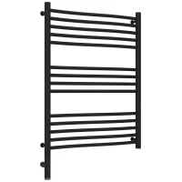 Полотенцесушитель электрический 800x600 черный матовый МЭМ левый Сунержа Флюид 3.0 31-5820-8060