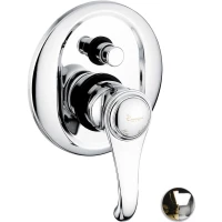 Смеситель для ванны Emmevi Tiffany 6019/CO встраиваемый, хром/золотой