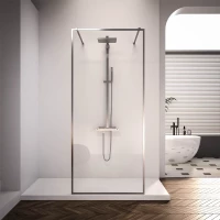 Душевая перегородка Veconi Korato KR90-100-01-C4 100 см, профиль хром, стекло прозрачное