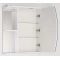 Зеркальный шкаф 60x73 см белый глянец Style Line Камелия ЛС-00000122 - 3