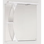 Изображение товара зеркальный шкаф 60x73 см белый глянец style line камелия лс-00000122