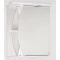 Зеркальный шкаф 60x73 см белый глянец Style Line Камелия ЛС-00000122 - 1