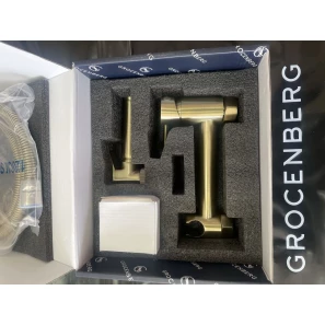 Изображение товара гигиенический душ grocenberg gb103nbr со смесителем, бронза