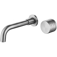 Смеситель для раковины Feramolli Amos CN678-21 CoolStart, встраиваемый, никель матовый