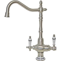 Смеситель для кухни Zorg ZR 336 YF-50 SATIN с подключением к фильтру, сатин