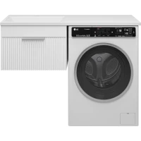 Тумба под раковину Brevita Enfida ENF-09060-011Я 57,6 см, подвесная, над стиральной машиной, белый матовый