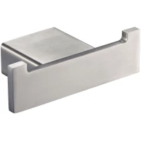 Крючок Milacio Ultra MCU.950.SS двойной, для ванны, нержавеющая сталь