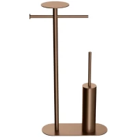 Комплект для туалета Boheme Venturo 10953-BRB напольный, бронза матовая