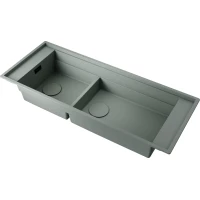 Кухонная мойка Omoikiri Artceramic Sintesi Pro 114-2-WG wind green 4997453 114x46 см, зеленый